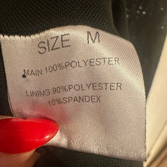 NWT ALAMOUR THE LABEL Ayelet Black Strapless Sweetheart Lace Formal Dress Medium - Picture 11 of 12